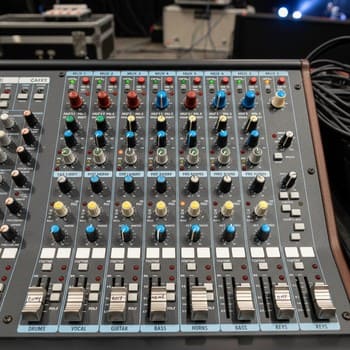 AUX-посылы на мониторном пульте — независимые миксы