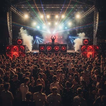 Вечеринка с DJ: фронт и сабы, контролируемый низ