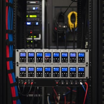 Передатчики ушного мониторинга в рэке