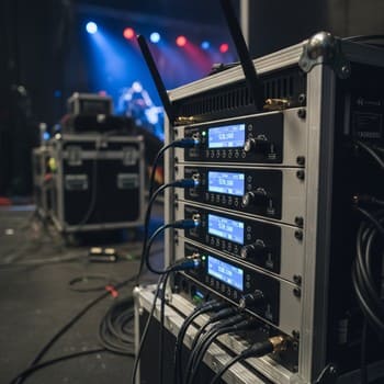 Рэк ушного мониторинга для сцены — контроль исполнения