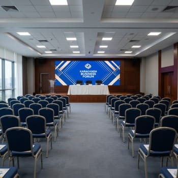 Караганда: корпоративный зал — проверка акустики