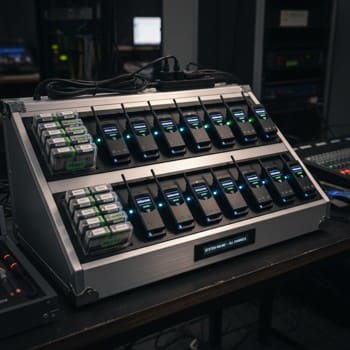 Зарядная станция для радиопередатчиков и батарей