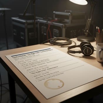 Дорожная карта события с монтажными окнами