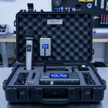 Ручные радиомикрофоны с приёмником — концертный комплект